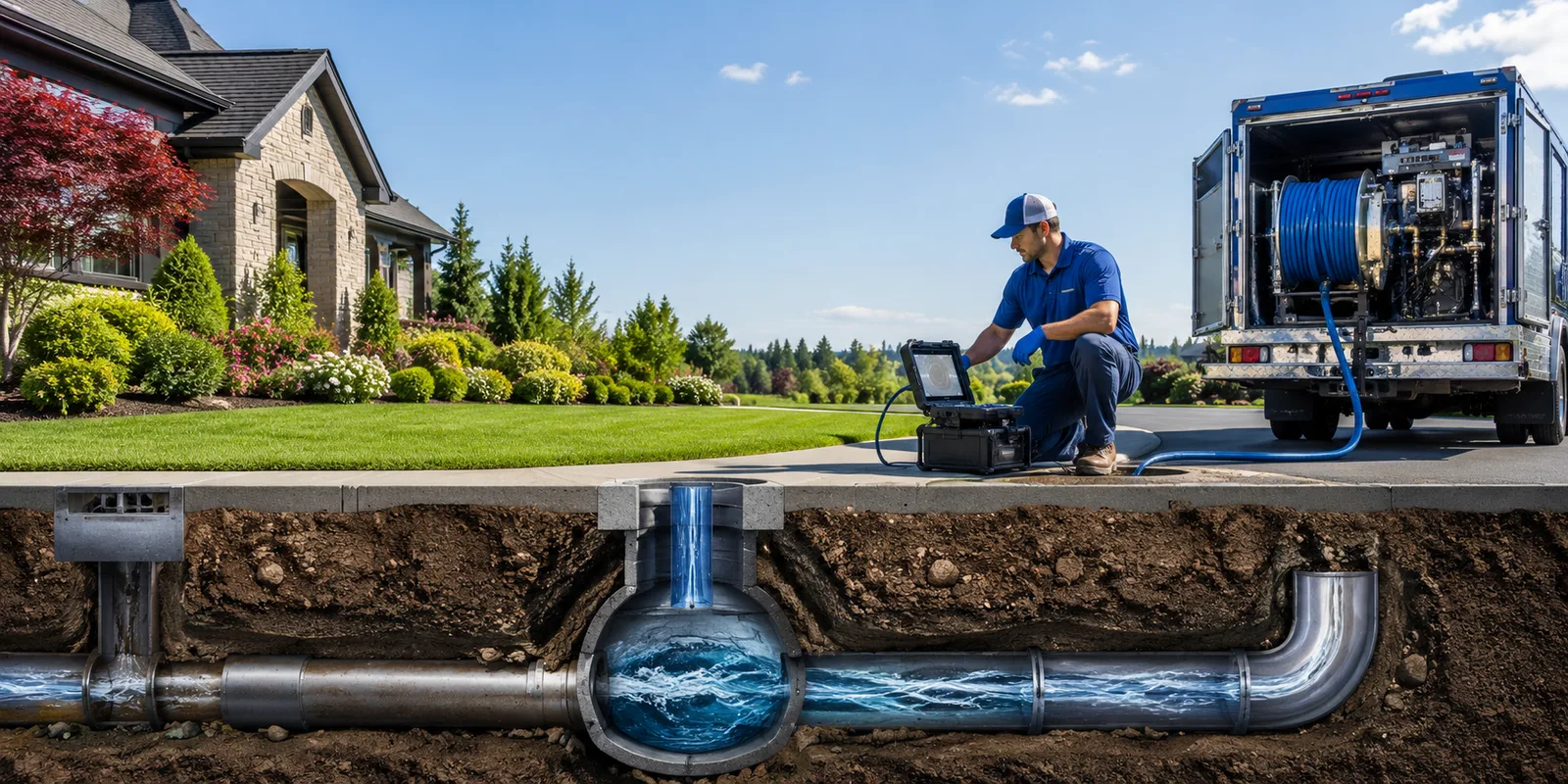 Drainage restoration information for Columbia Cross Roads, PA